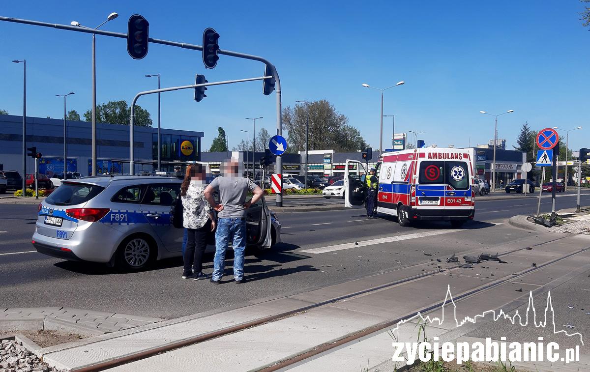 Wypadek na skrzyżowaniu