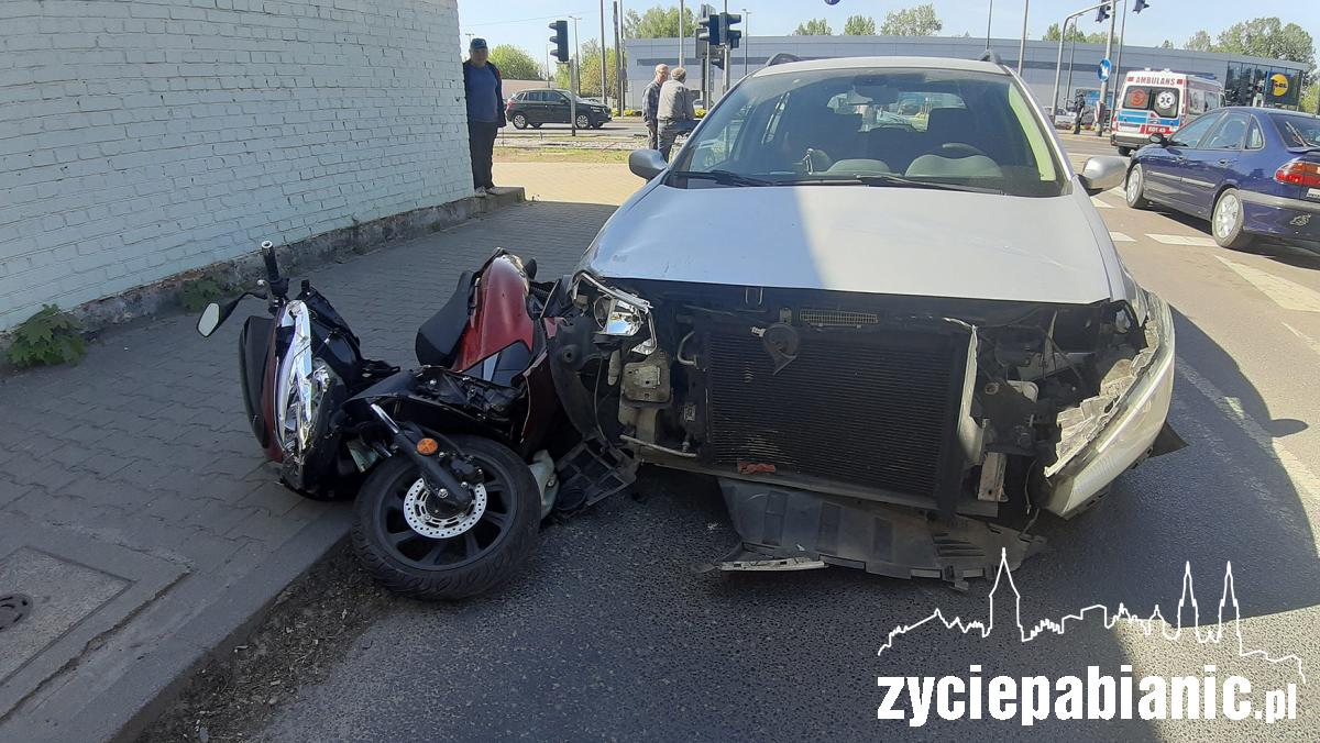 Wypadek na skrzyżowaniu