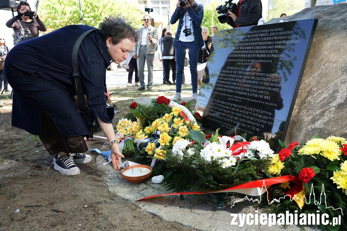 Obchody 80 rocznicy likwidacji getta w Pabianicach