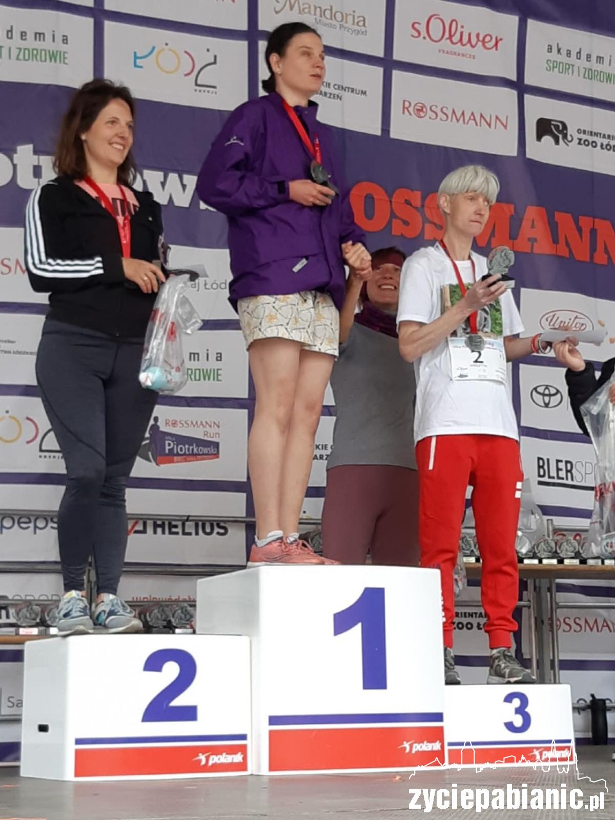Niewidoma pabianiczanka na podium