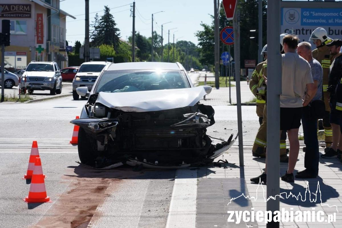 Wymusiła pierwszeństwo. Są poszkodowani