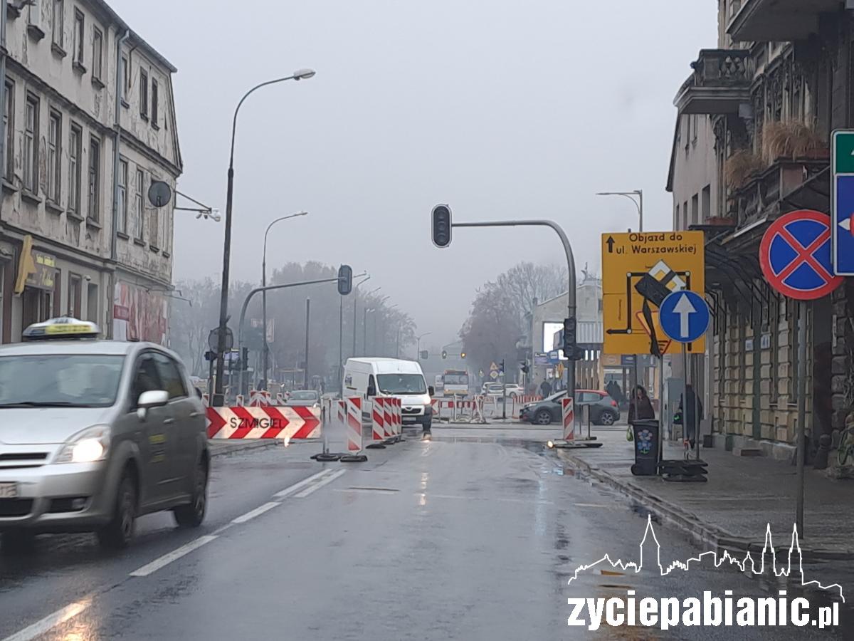 Raport z robót na Zamkowej