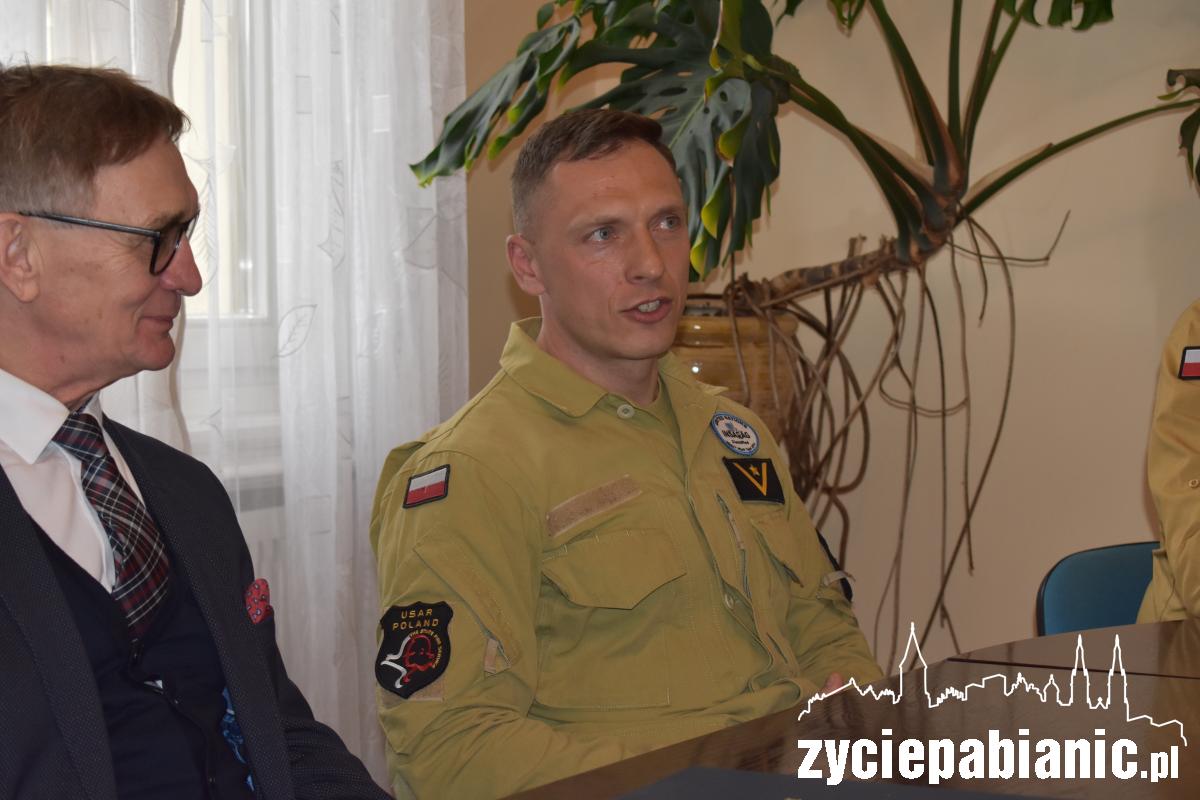 Starosta na spotkaniu ze strażakami