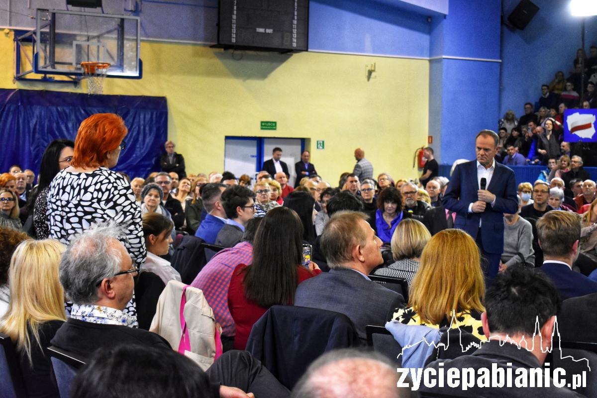 Donald Tusk w Pabianicach