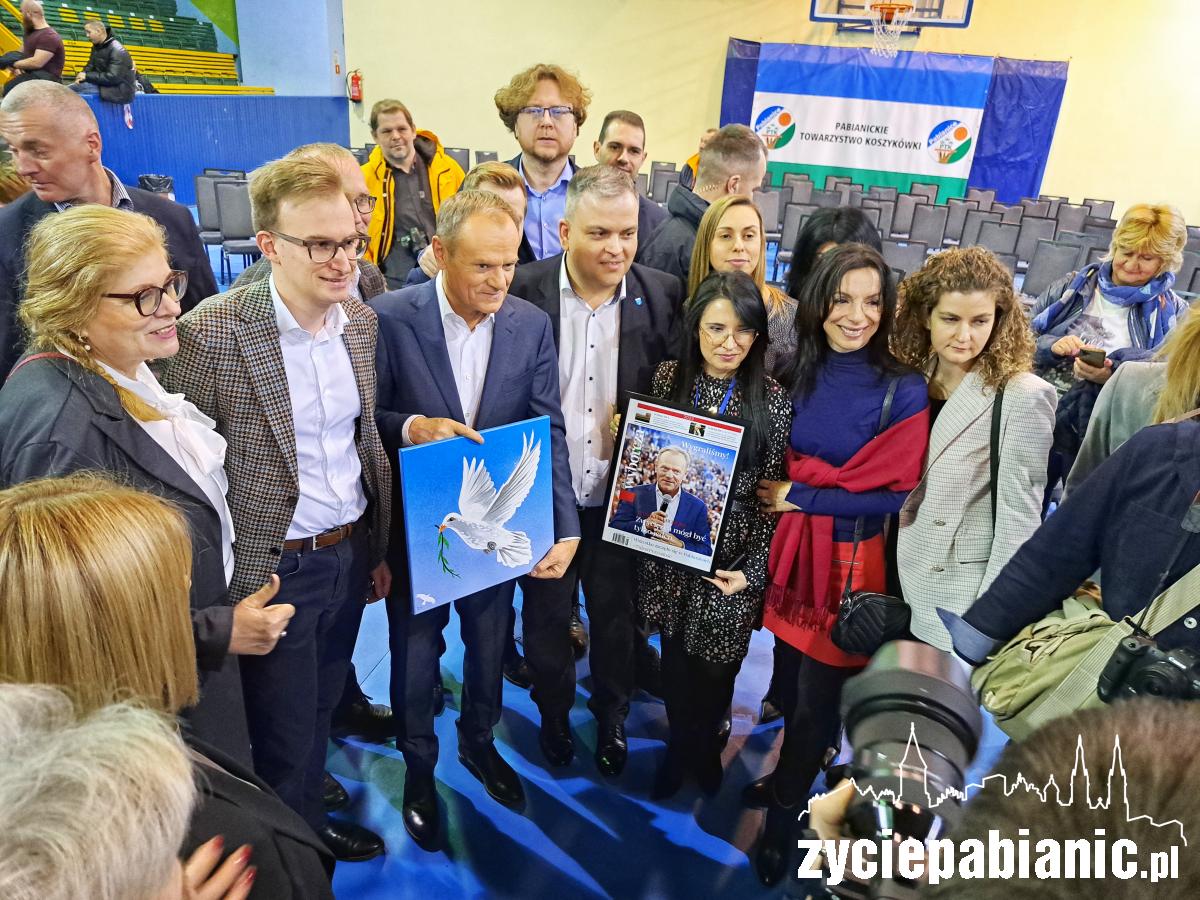Donald Tusk w Pabianicach
