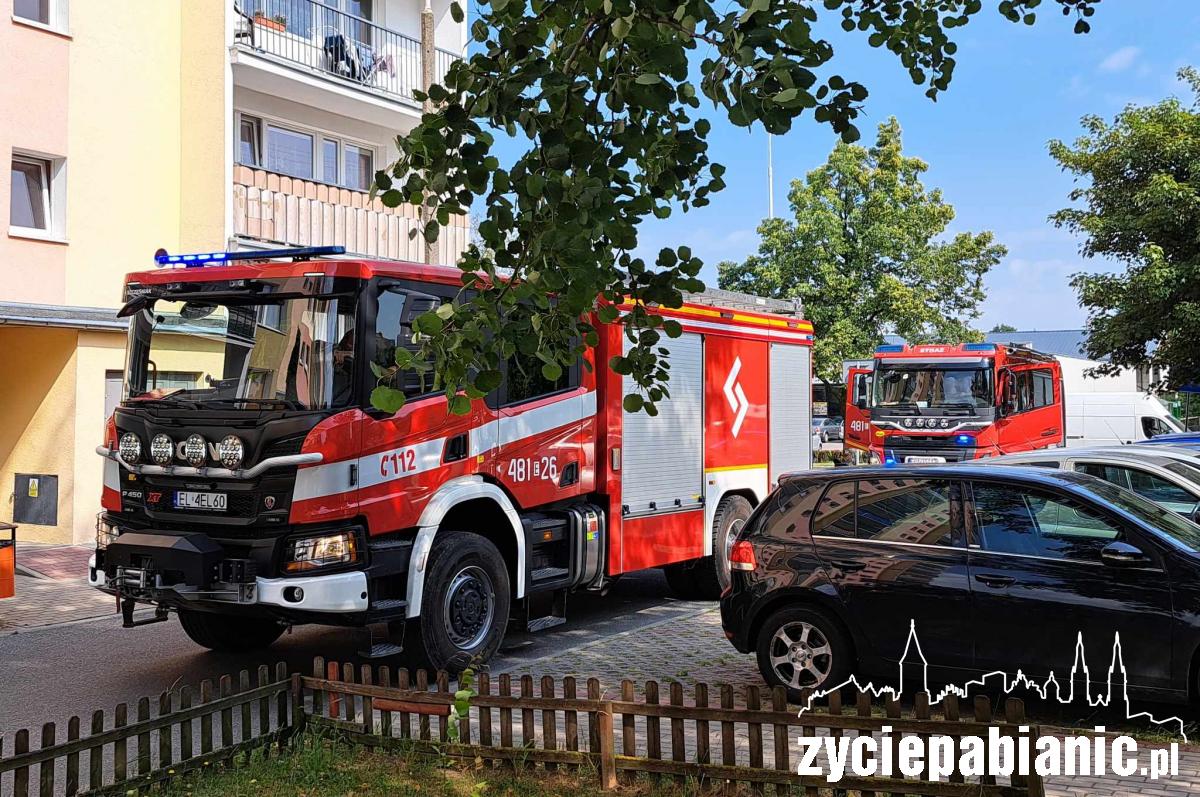 Pożar przy Grota Roweckiego