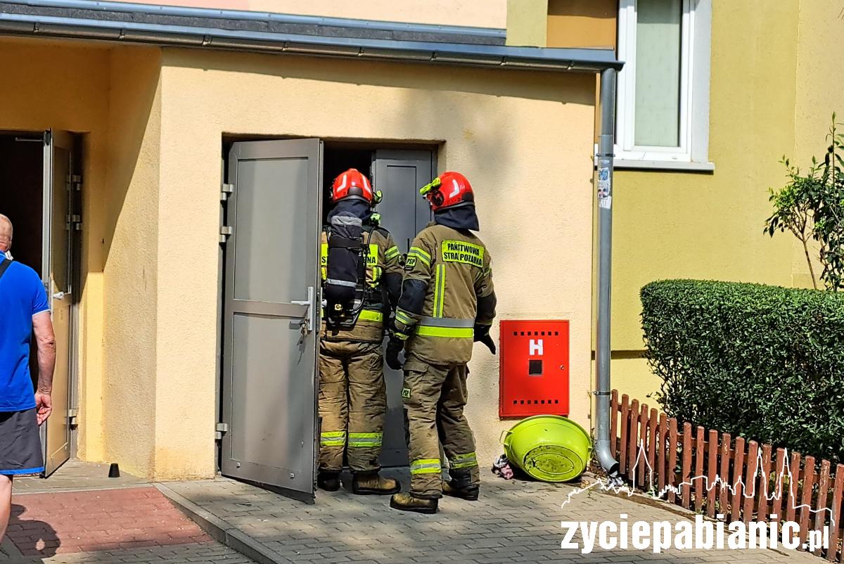 Pożar przy Grota Roweckiego