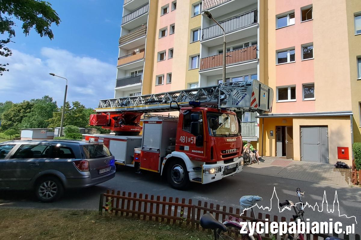 Pożar przy Grota Roweckiego