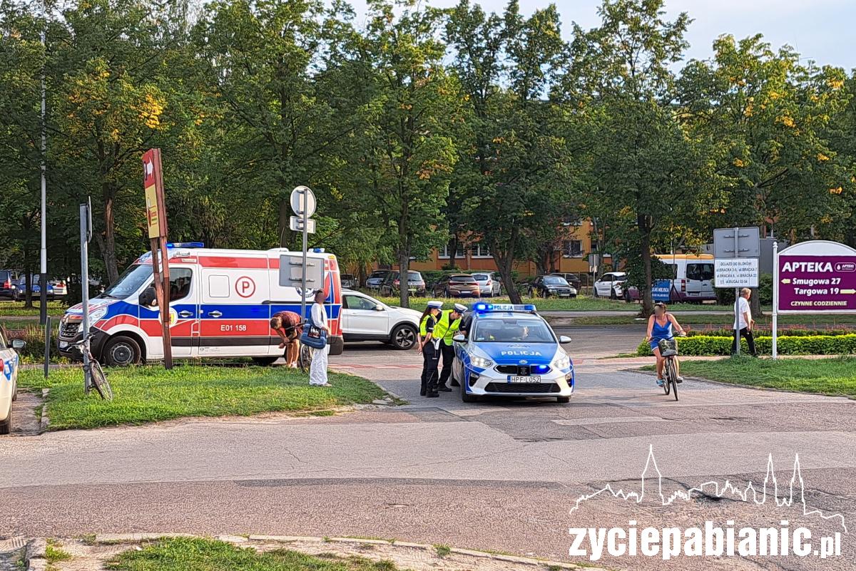 Samochód potrącił rowerzystę