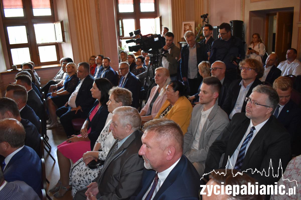 Uroczyste podpisanie aktu zakończenia inwestycji tramwajowej