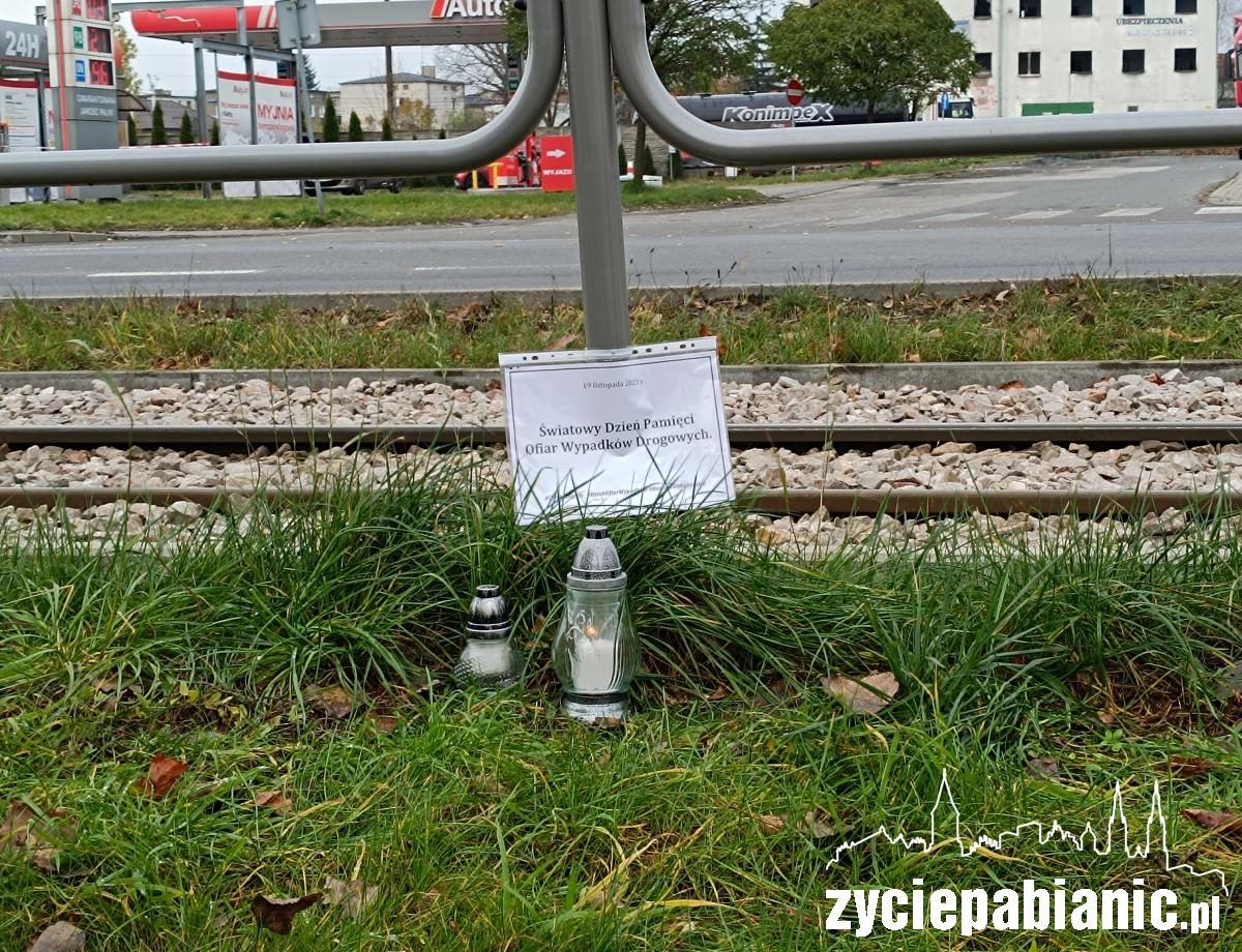Przy ul. Łaskiej zapłonęły znicze