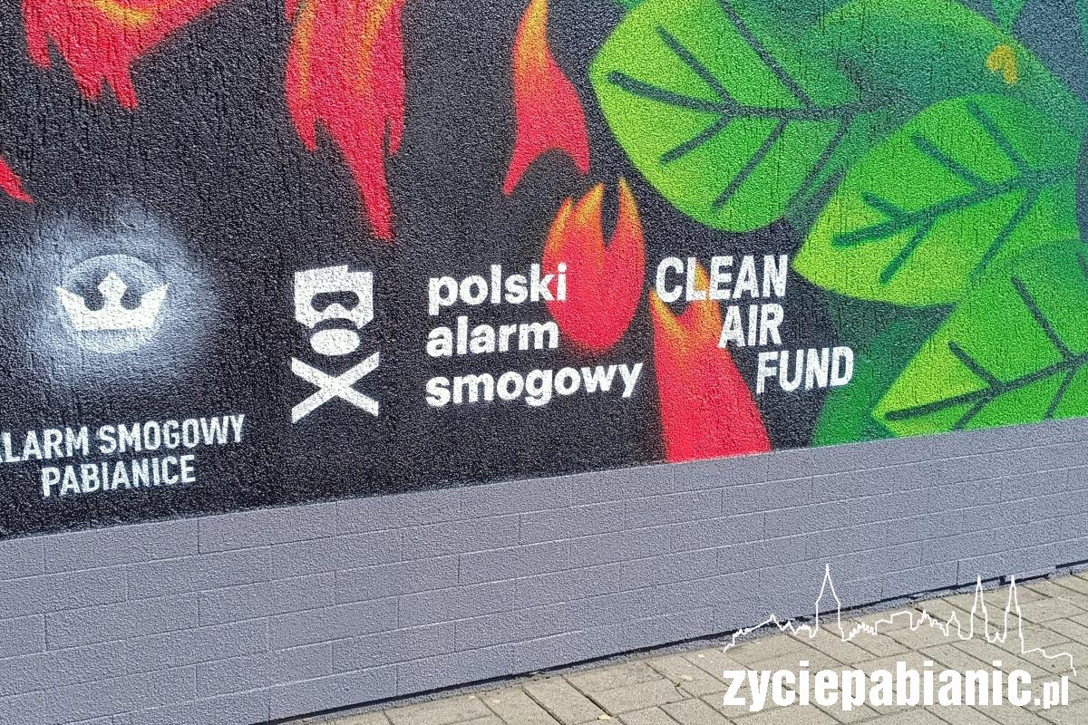 Ekologiczny mural na zatorzu