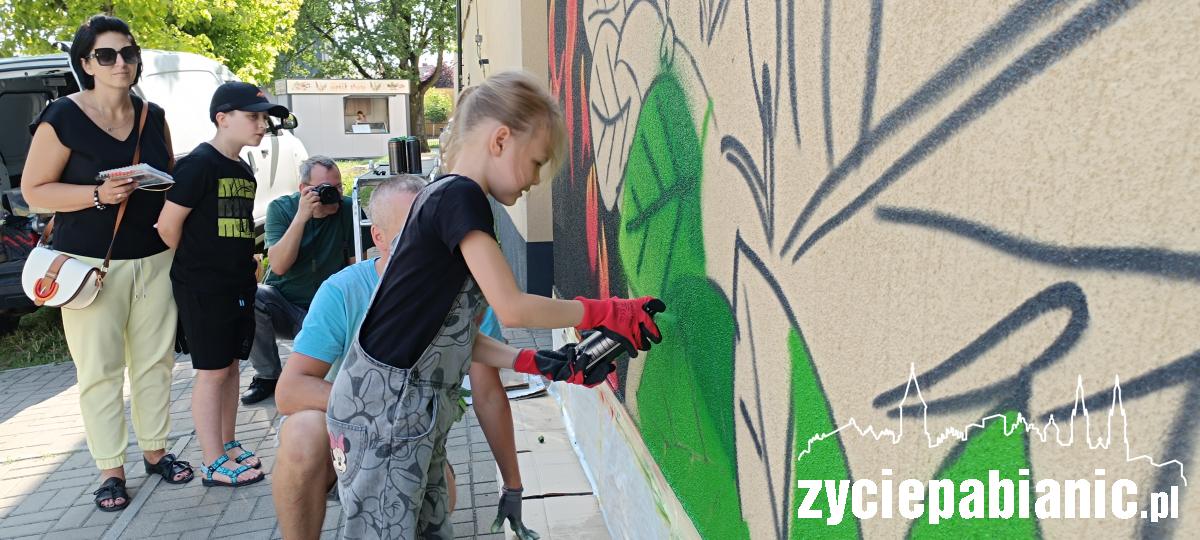 Ekologiczny mural na zatorzu