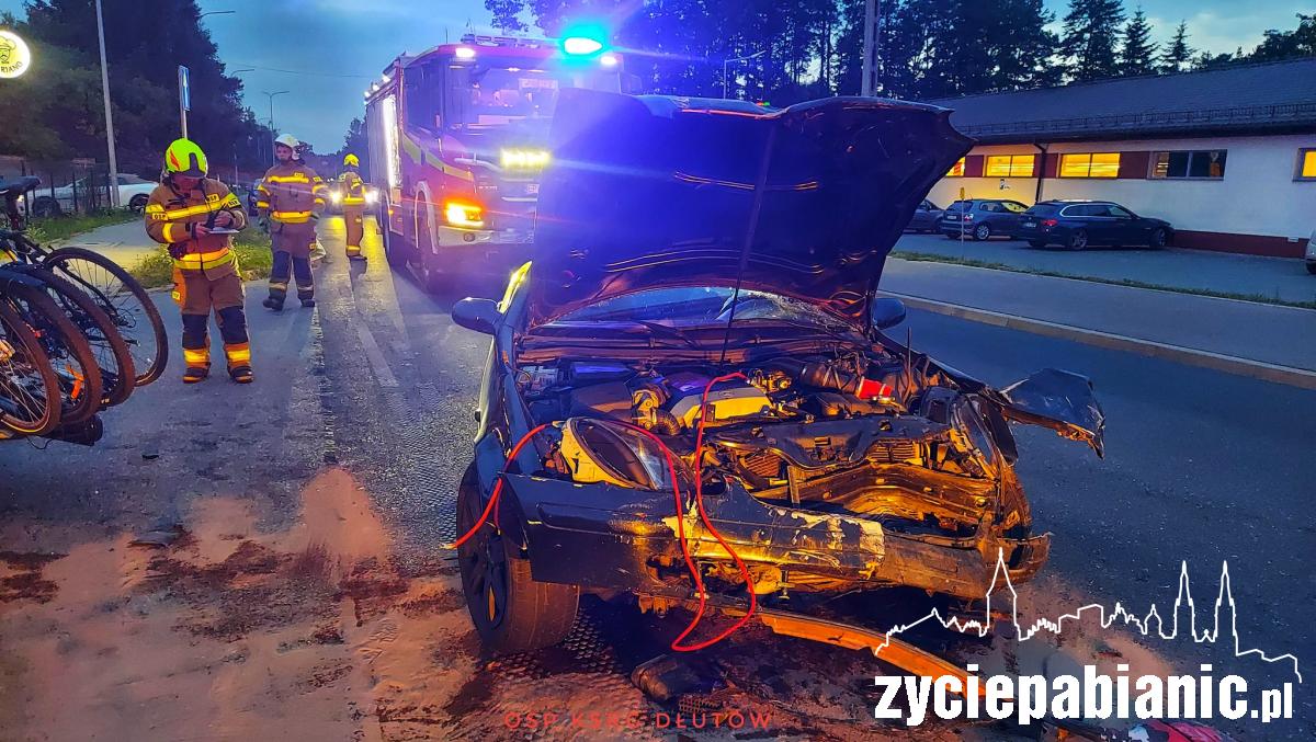 Kolizja BMW z mercedesem
