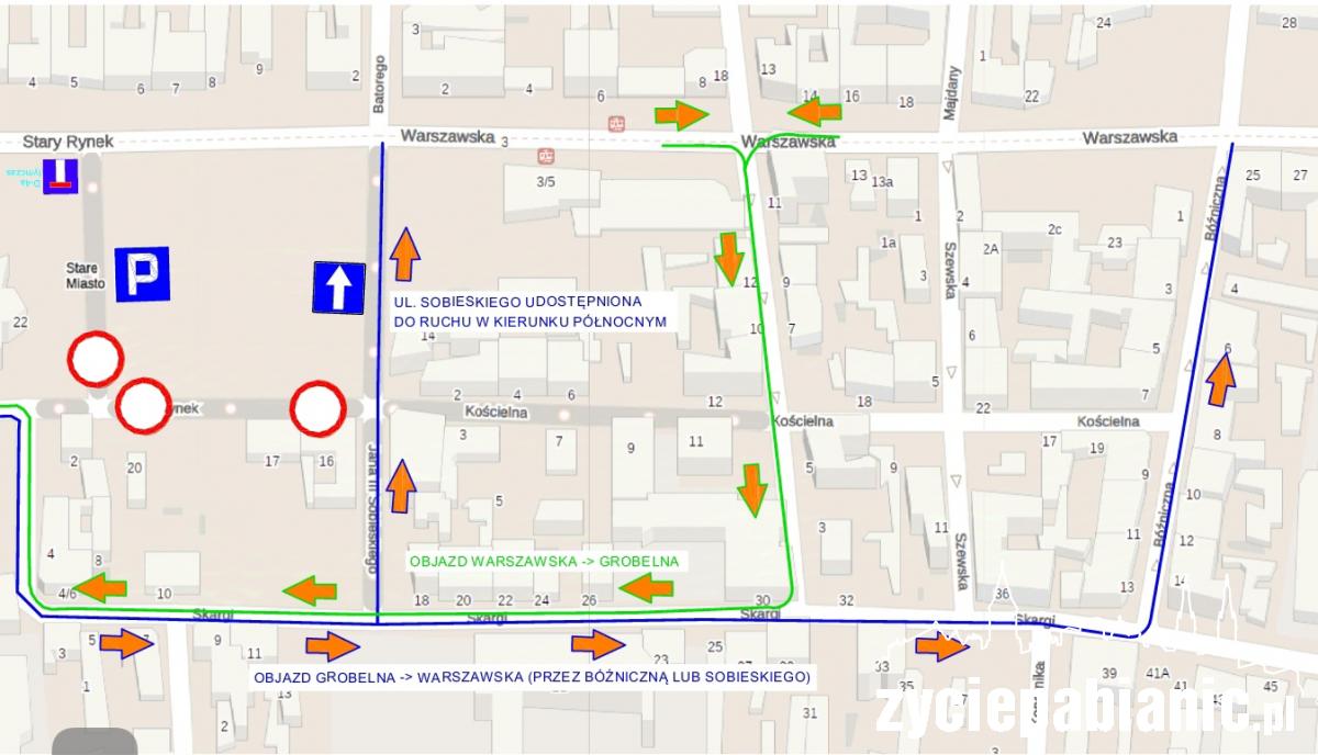 ul. Stary Rynek: ruch będzie wznowiony
