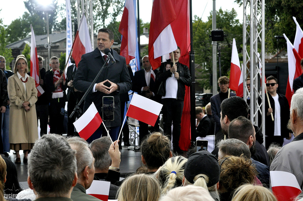 Rafał Trzaskowski w Pabianicach