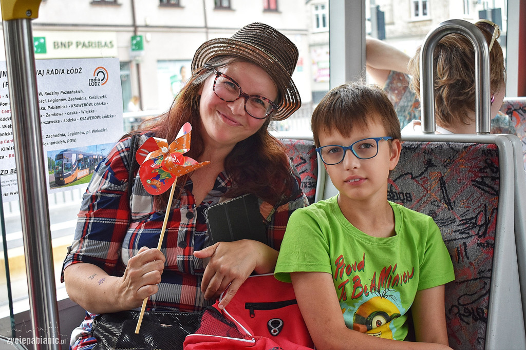 Wakacyjny Tramwaj Radia Łódź w Pabianicach