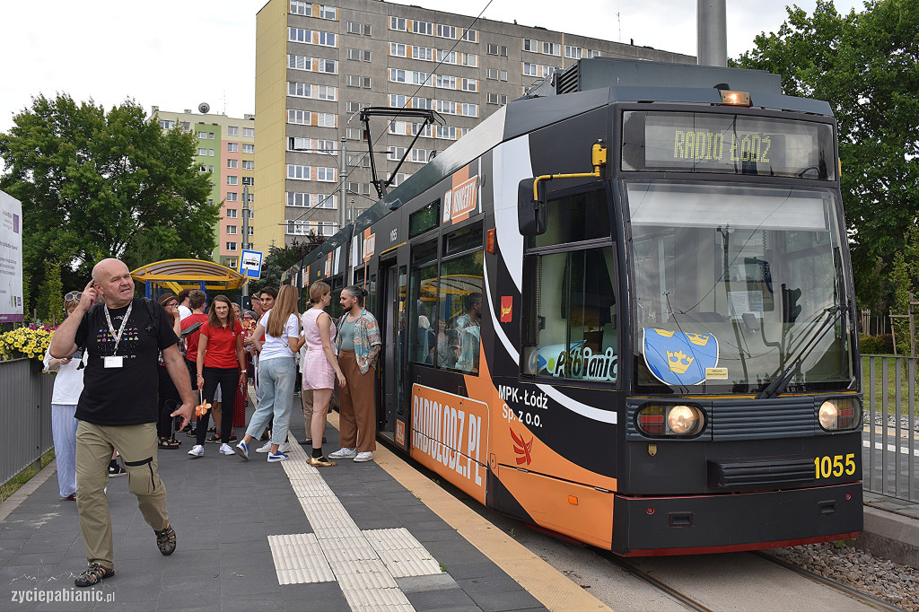 Wakacyjny Tramwaj Radia Łódź w Pabianicach