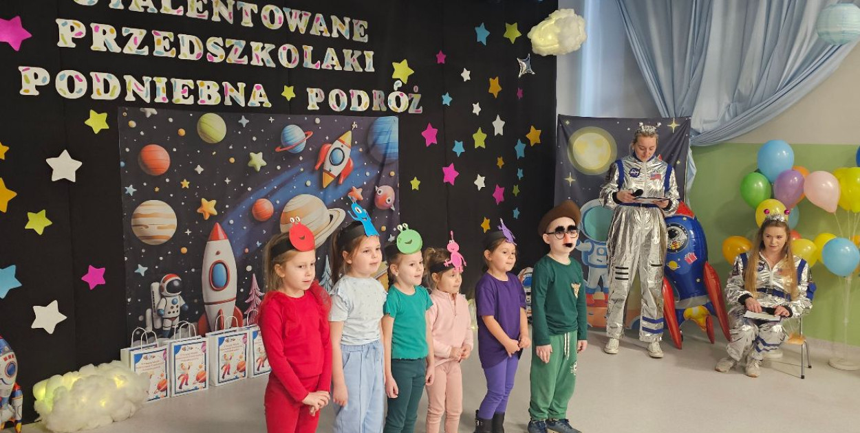 Utalentowane przedszkolaki i kosmiczna podróż