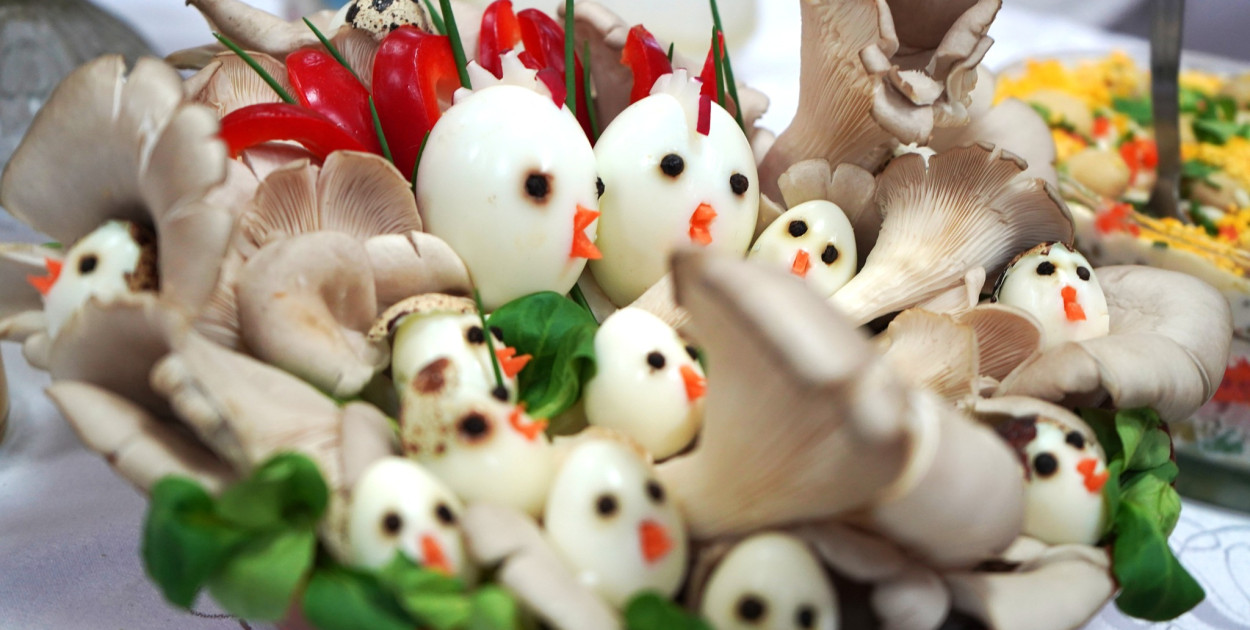 Wielkanocne stoły zachwyciły w Bychlewie