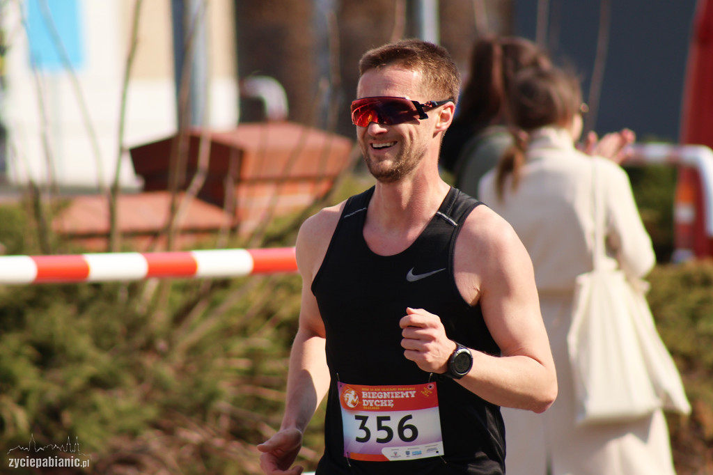 Bieg na dychę przez Pabianice