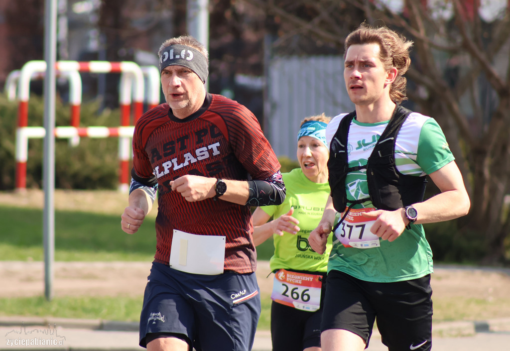 Bieg na dychę przez Pabianice