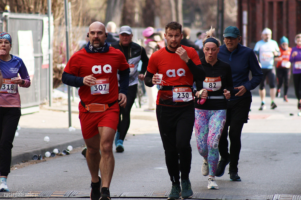 Bieg na dychę przez Pabianice
