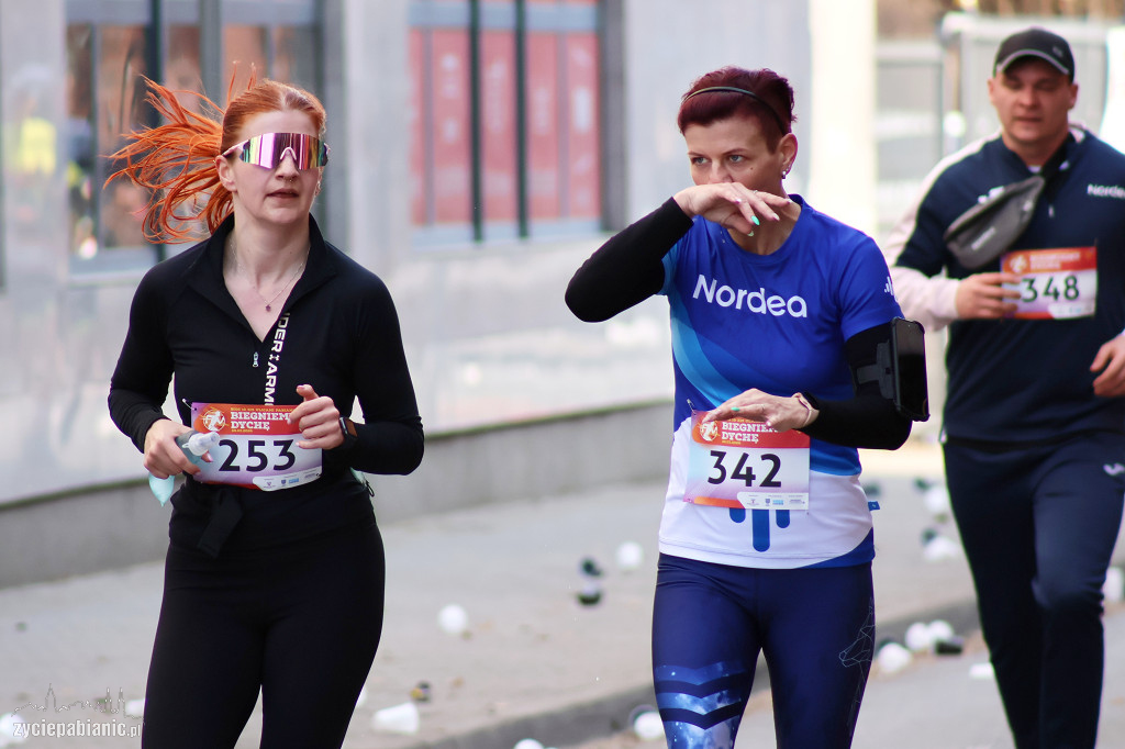 Bieg na dychę przez Pabianice