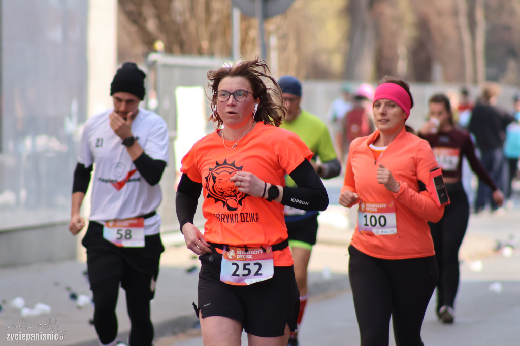 Bieg na dychę przez Pabianice