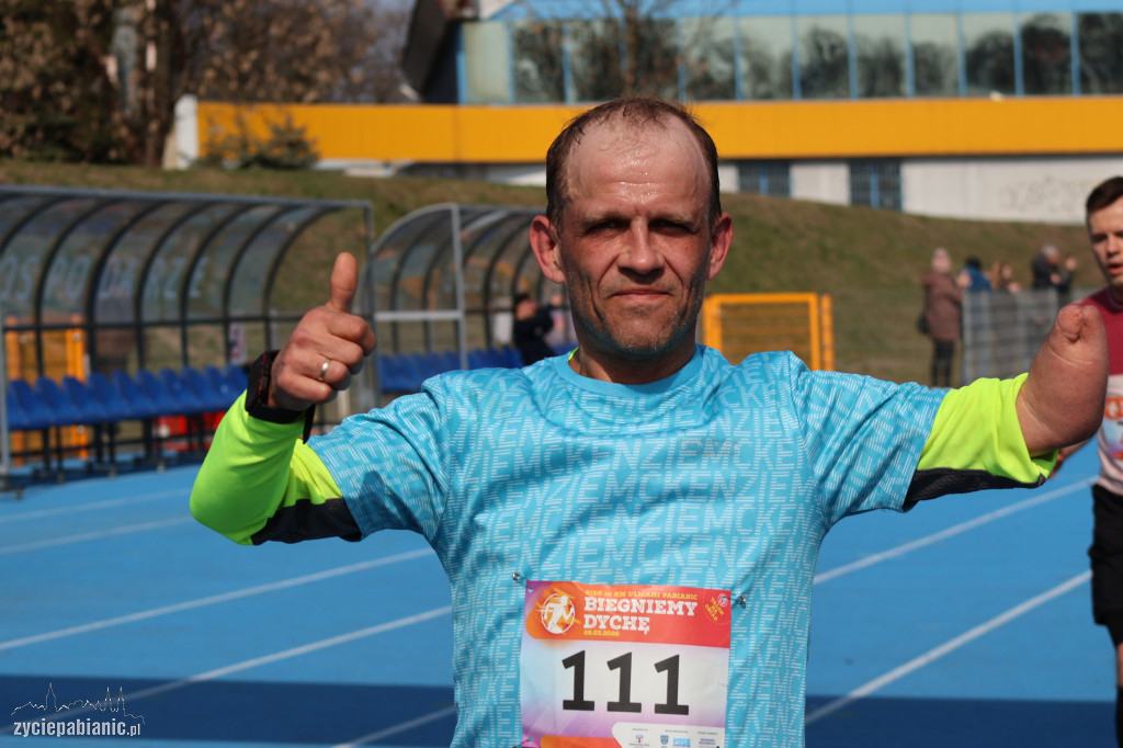 Bieg na dychę przez Pabianice