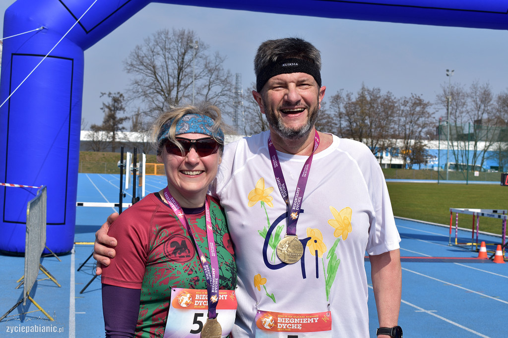 Bieg na dychę przez Pabianice