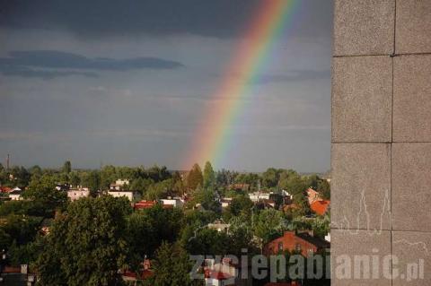 Tęcza w obiektywie czytelników portalu zyciepabianic.pl.