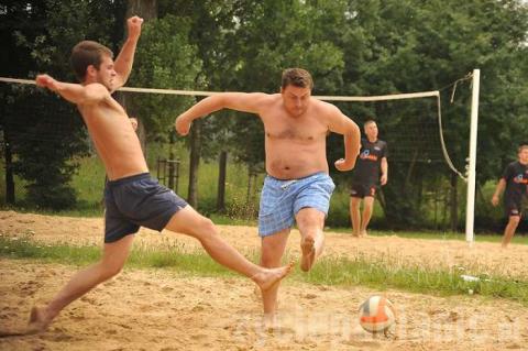 Na Lewitynie rozgrywana jest liga w beach soccera.