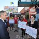 Grzegorz Napieralski wziął udział w wiecu protestacyjnym zorganizowanym przez SLD