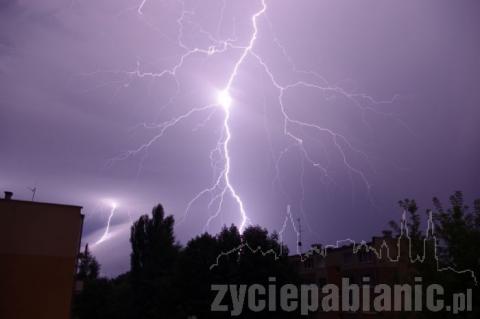 Grzmiało i błyskało się. Sfotografowali to Internauci