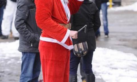 Pabianiczanie zorganizowali swój flash mob i odtańczyli Harlem Shake w zaśnieżonym Lewitynie.