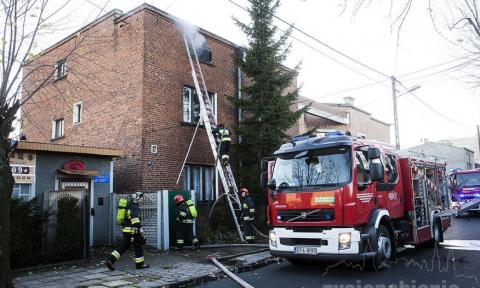 Mieszkańcy zostali ewakuowani z budynku