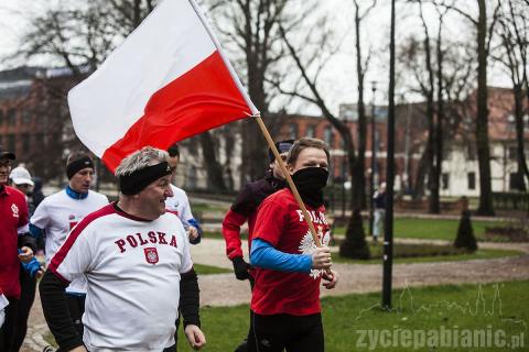 150 osób wzięło udział w biegu "1050 metrów na 1050 rocznicę chrztu Polski"