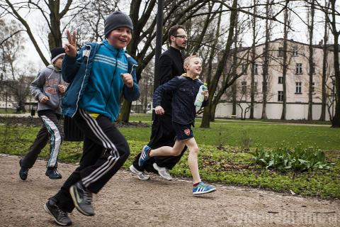 150 osób wzięło udział w biegu "1050 metrów na 1050 rocznicę chrztu Polski"