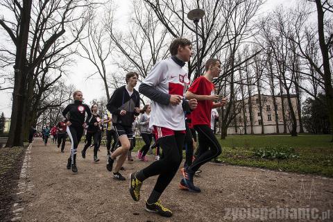 150 osób wzięło udział w biegu "1050 metrów na 1050 rocznicę chrztu Polski"