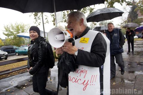 Czarny protest na Starym Rynku