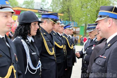 Było zimno, ale pabianiczanie i tak przyszli podziwiać naszych strażaków