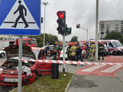 Wypadek na Grota Życie Pabianic