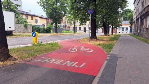 W Pabianicach dróg rowerowych bez liku. A rowerzyści... i tak po swojemu