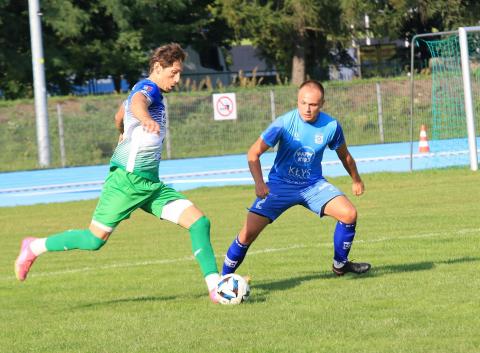 Patryk Olszewski strzelił trzy bramki dla Włókniarza Pabianice Życie Pabianic