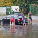 Zalane Pabianice. Ulice zmieniły się w rozlewiska Życie Pabianic