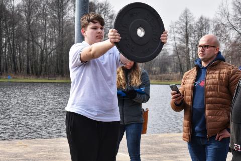 Zawody Strongman Junior Życie Pabianic