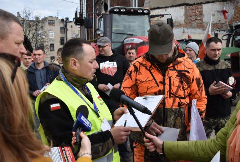 protest Rolników Życie Pabianic