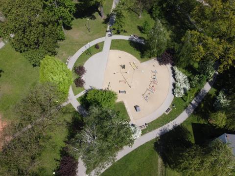 Grune Berg, Park Jordanowski, Zielona Górka HISTORIA Życie Pabianic