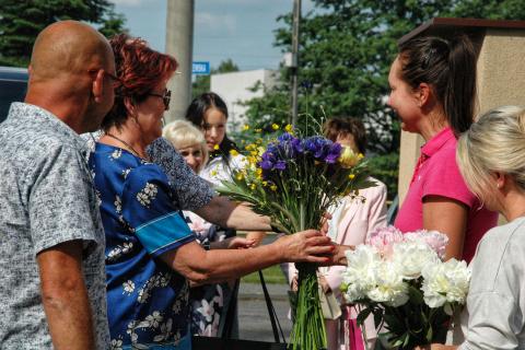 Jolanta Kwaśniewska odwiedziła Aflopark Życie Pabianic